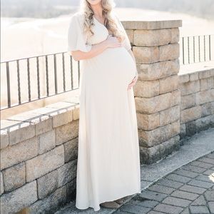 Shop pink blush boutique maternity maxi dress